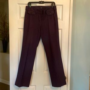 Loft Burgundy Marisa Trouser